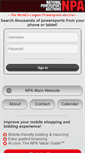 Mobile Screenshot of npauctions.com